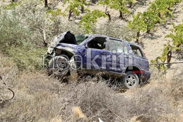 Τραγωδία στην Κρήτη: Νεκρός 87χρονος σε τροχαίο που τον οδήγησε σε γκρεμό