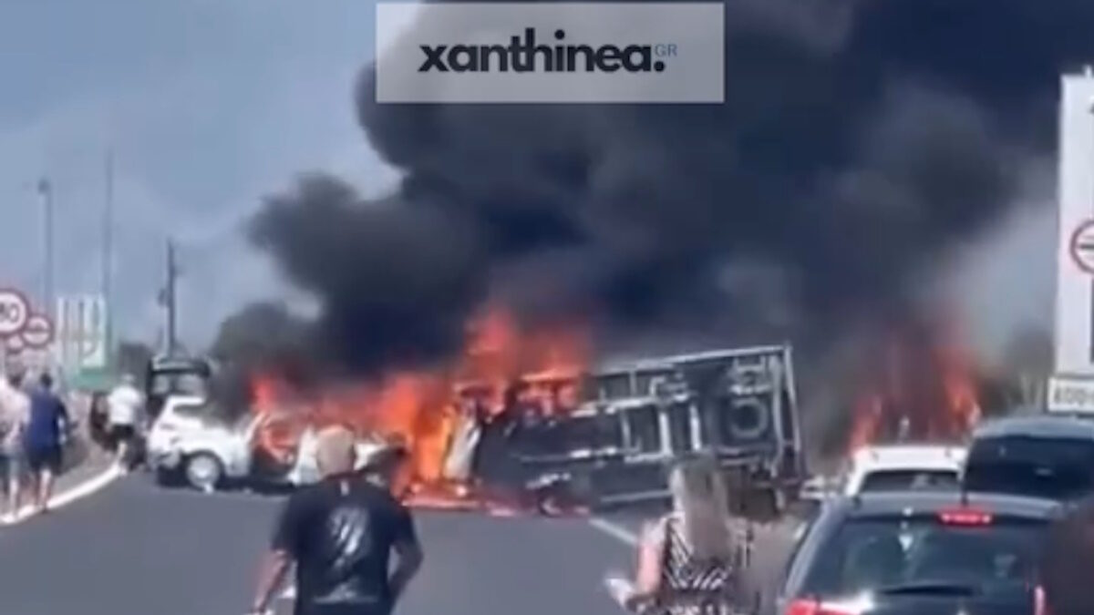 Θαύμα στην Εγνατία: Δύο αγοράκια 4 και 6 ετών επέζησαν τρομακτικού τροχαίου