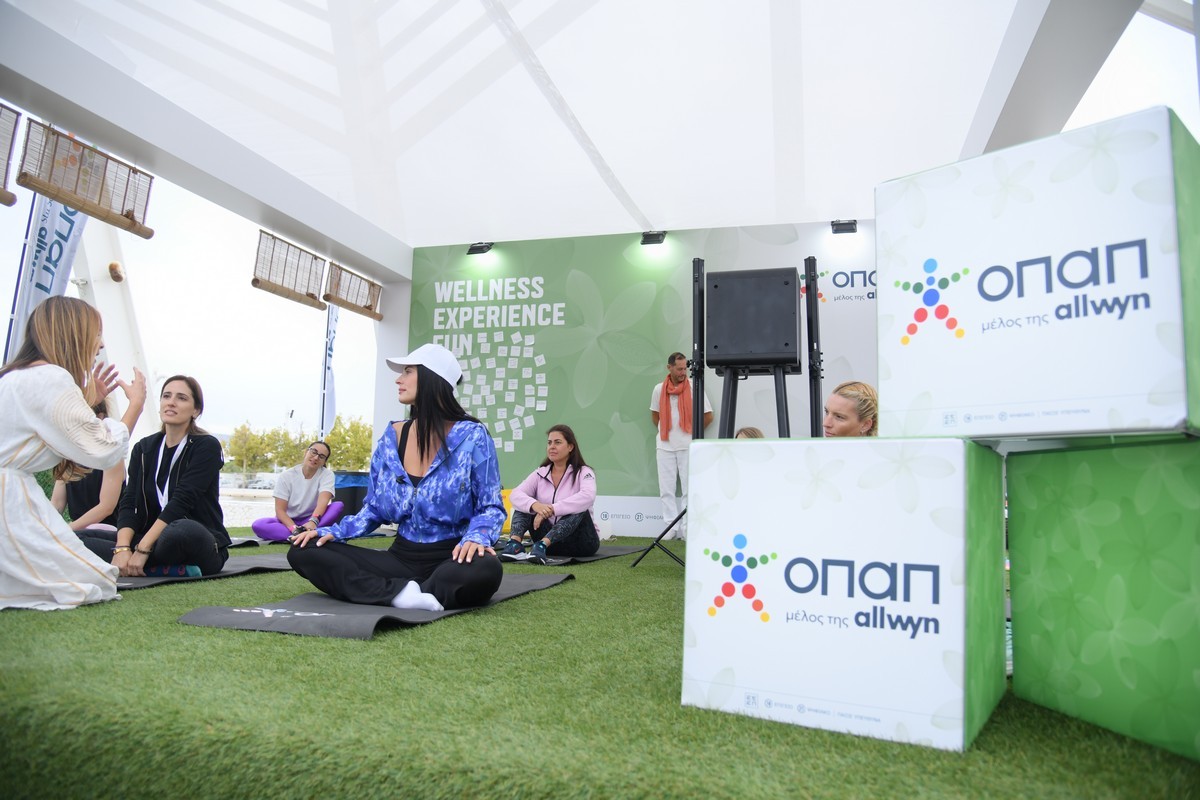 Ένα διήμερο γεμάτο ενέργεια και ευεξία από τον Σάκη Τανιμανίδη και τη Χριστίνα Μπόμπα- Ο ΟΠΑΠ Χρυσός Χορηγός του BeWell Festival