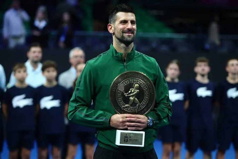Ο Τζόκοβιτς φτάνει τους 101 τίτλους με νίκη στο Hellenic Championship- Δείτε video Ο Τζόκοβιτς φτάνει τους 101 τίτλους με νίκη στο Hellenic Championship- Δείτε video
