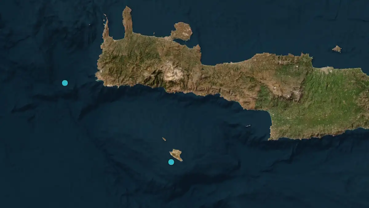 Ασθενής σεισμική δόνηση 3,2 Ρίχτερ στη Γαύδο – Σε βάθος 10,5 χιλιομέτρων το επίκεντρο Ασθενής σεισμική δόνηση 3,2 Ρίχτερ στη Γαύδο – Σε βάθος 10,5 χιλιομέτρων το επίκεντρο