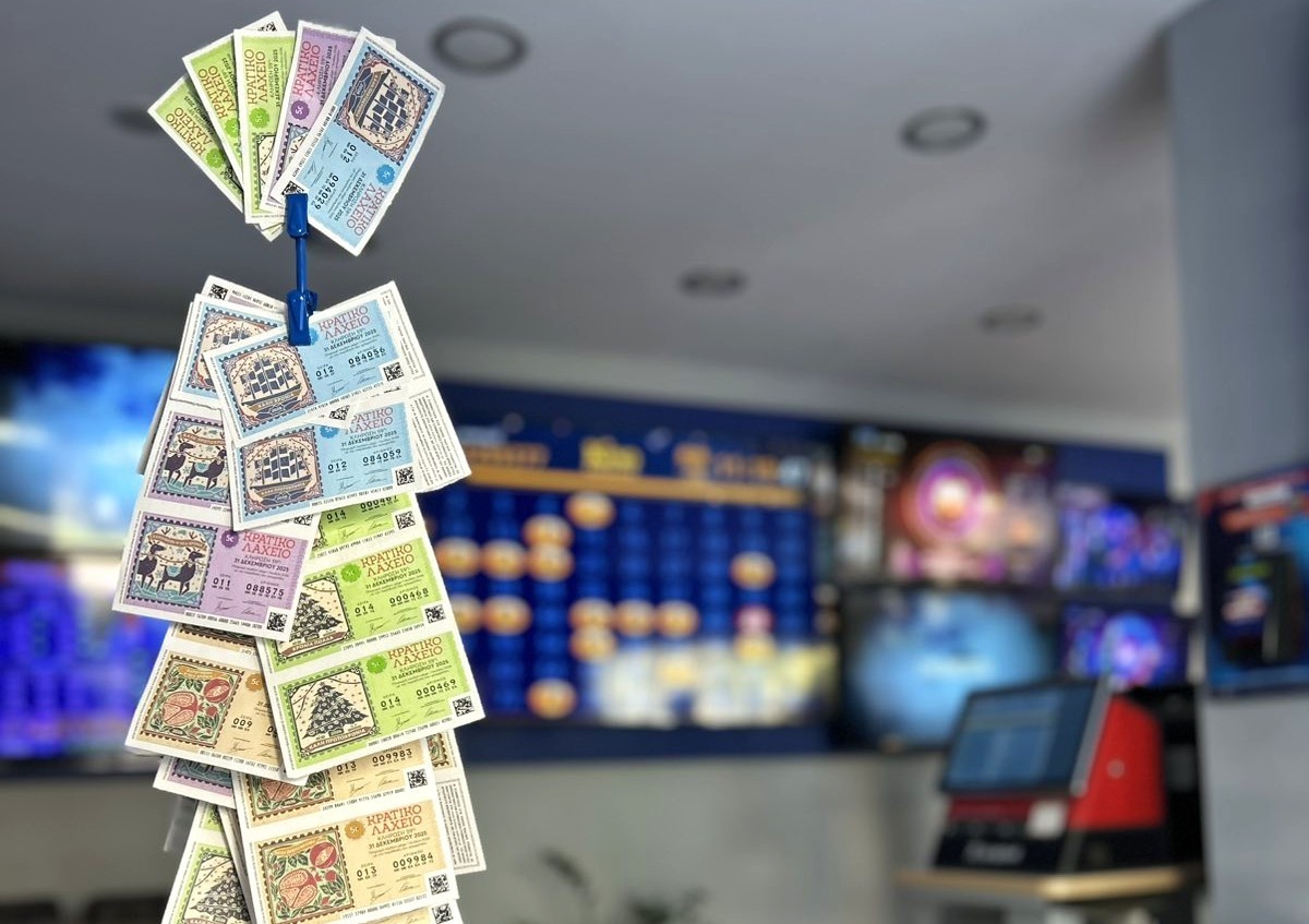 Εγγυημένα 5 εκατ. ευρώ από το Πρωτοχρονιάτικο Λαχείο στο φινάλε του 2025 - Από 1 εκατ. ευρώ κερδίζουν όλοι οι λαχνοί της τυχερής πεντάδας