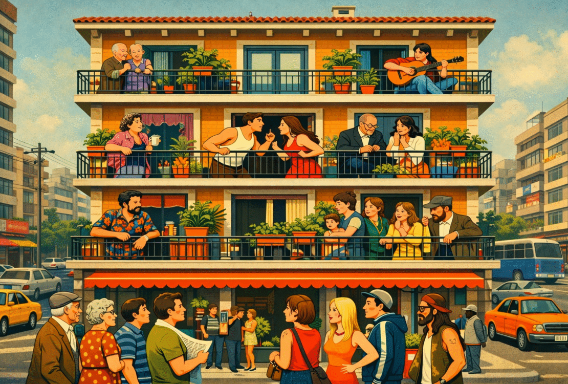 Το Πανοπτικόν της Βεράντας: Πώς η Πολυκατοικία σκηνοθέτησε τον ψυχισμό του Νεοέλληνα- της Νίκης Καταφελή