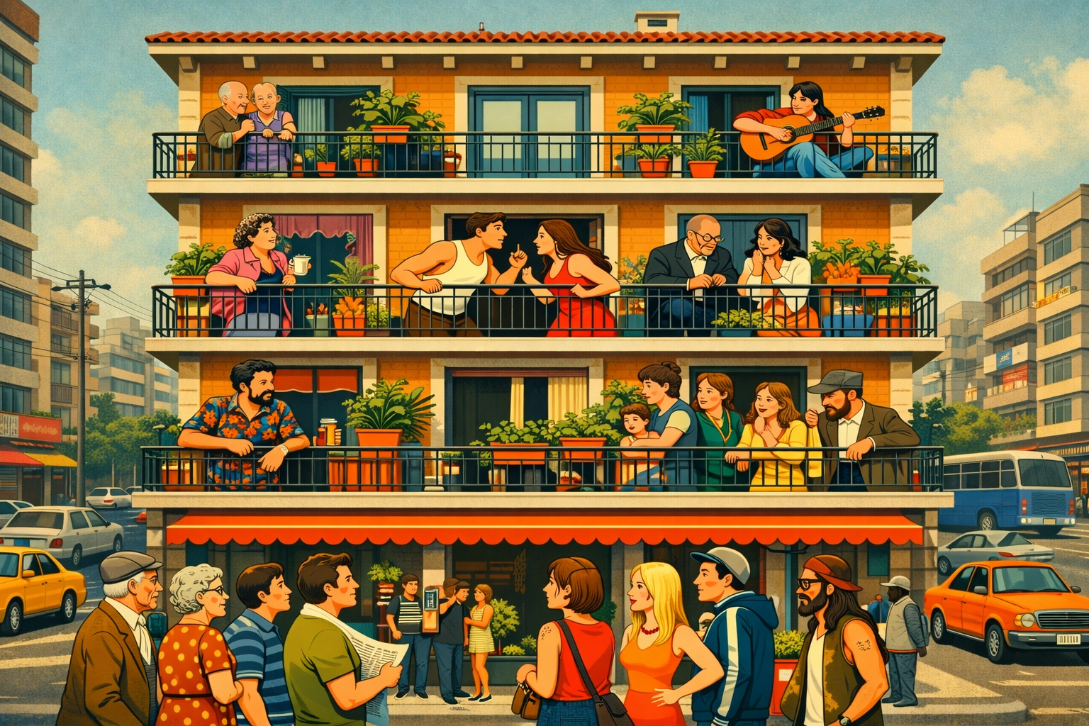 Το Πανοπτικόν της Βεράντας: Πώς η Πολυκατοικία σκηνοθέτησε τον ψυχισμό του Νεοέλληνα- της Νίκης Καταφελή