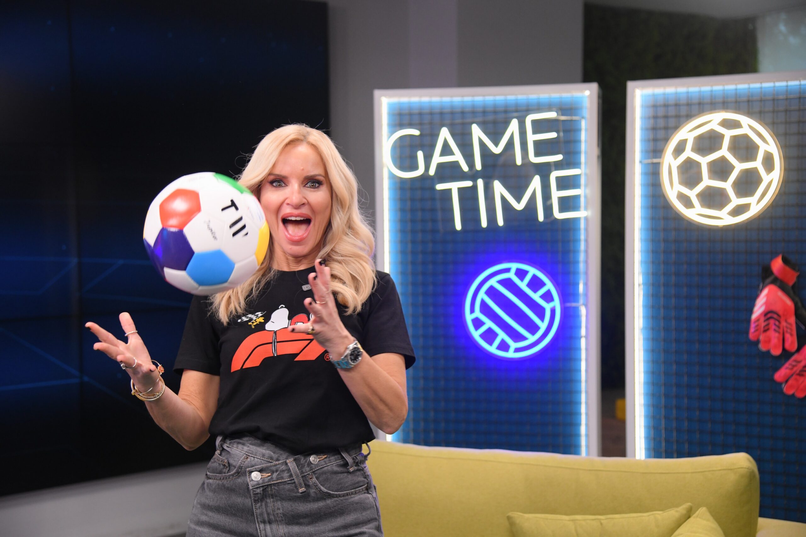 Το Game Time κάνει πρεμιέρα στη νέα εποχή της Allwyn με τη Μαρία Μπεκατώρου