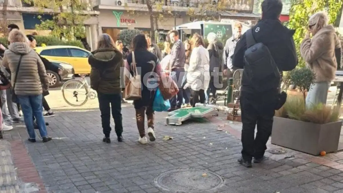 Πατησίων: Σήμα φαρμακείου έπεσε πάνω σε γυναίκα – Νοσηλεύεται στο νοσοκομείο