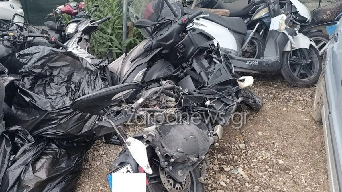 Τροχαίο στα Χανιά: Μηχανή εξετράπη της πορείας της και «καρφώθηκε» σε κάγκελα — 33χρονος σε κρίσιμη κατάσταση