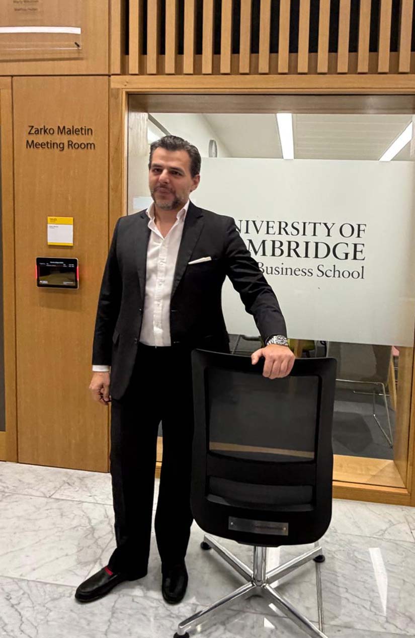 Διάλεξη για το «Μέλλον της Υγείας», έδωσε ο Πρόεδρος του Ομίλου Ιατρικού Αθηνών, Δρ. Βασίλης Γ. Αποστολόπουλος στο Πανεπιστήμιο του Cambridge