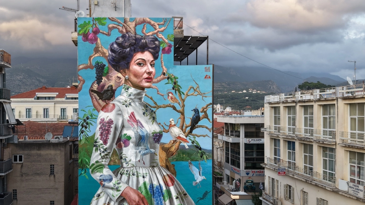 Η τοιχογραφία της Μαρίας Κάλλας στην Καλαμάτα ανακηρύχθηκε η κορυφαία στον κόσμο για το 2025