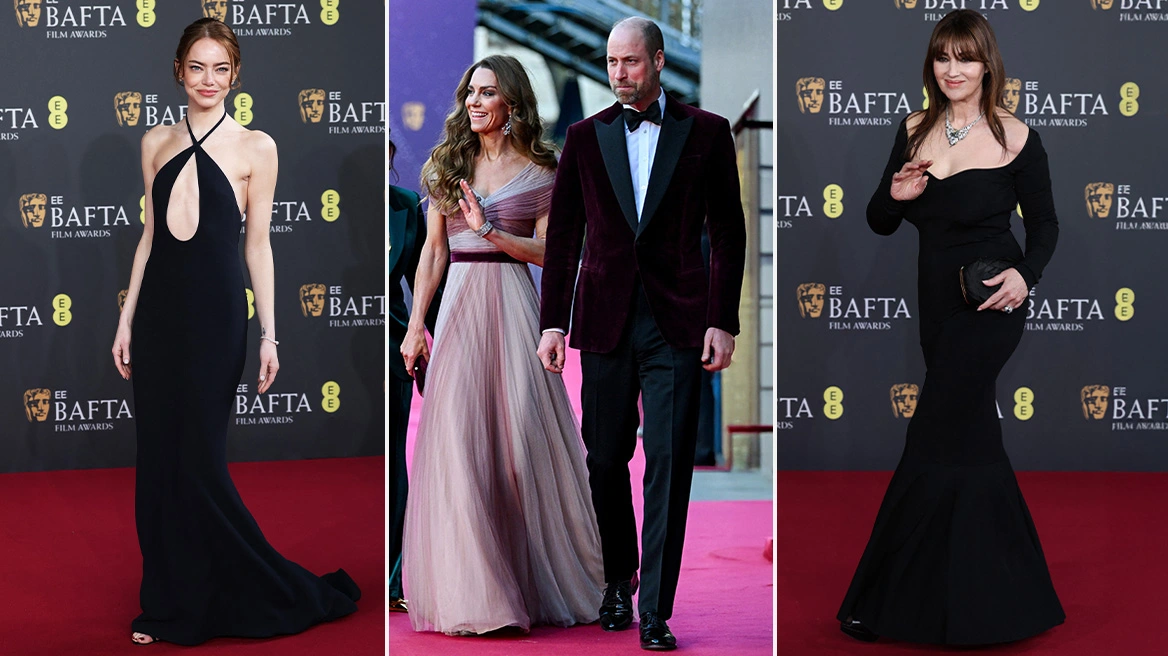 Πρίγκιπας Ουίλιαμ και Κέιτ Μίντλετον, Ντι Κάπριο, Μπελούτσι, Έμα Στόουν: «Συνωστισμός» σταρ στο κόκκινο χαλί των BAFTA Πρίγκιπας Ουίλιαμ και Κέιτ Μίντλετον, Ντι Κάπριο, Μπελούτσι, Έμα Στόουν: «Συνωστισμός» σταρ στο κόκκινο χαλί των BAFTA