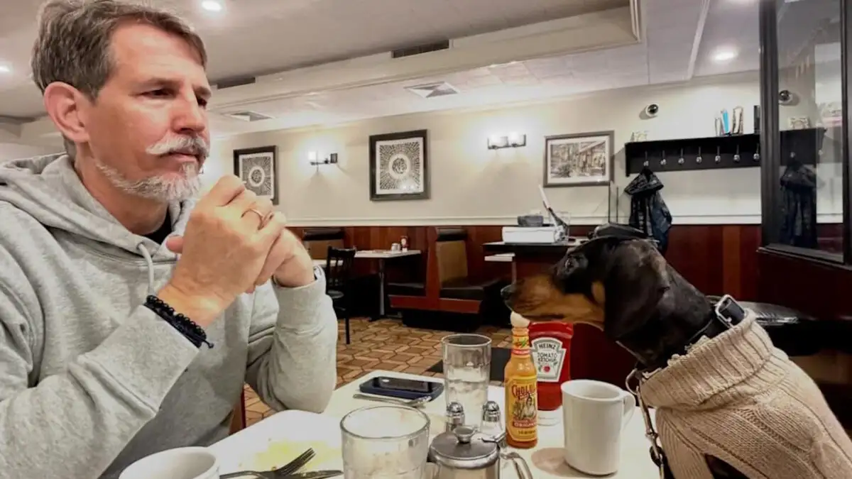 Ο Παύλος Ντε Γκρες επέστρεψε στην Αμερική – Η τρυφερή φωτογραφία με τη Μαρί Σαντάλ και τον σκύλο τους