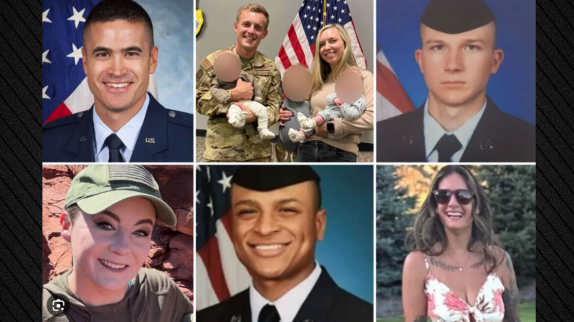 ΗΠΑ: Αποκαλύφθηκαν οι ταυτότητες των έξι στρατιωτών που σκοτώθηκαν σε αεροπορικό δυστύχημα στο Ιράκ ΗΠΑ: Αποκαλύφθηκαν οι ταυτότητες των έξι στρατιωτών που σκοτώθηκαν σε αεροπορικό δυστύχημα στο Ιράκ