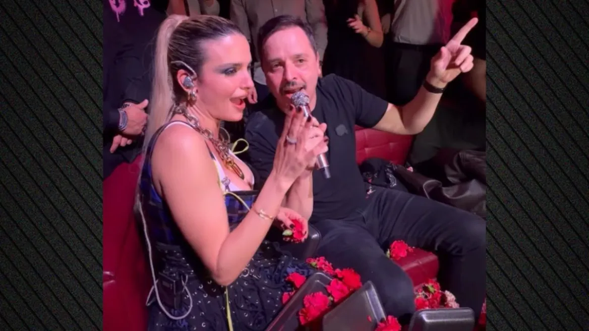 Χιουμοριστική στιγμή με τον Αλέξανδρο Τσουβέλα και την Κατερίνα Λιόλιου – Ερμηνεία τραγουδιού του Σώτη Βολάνη