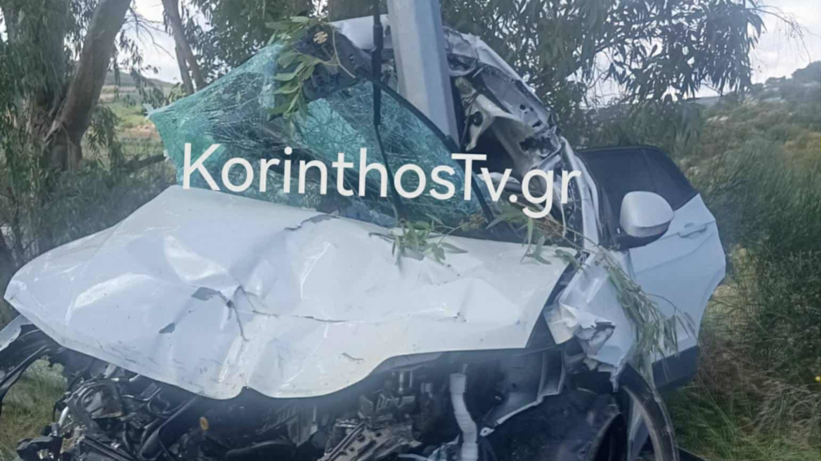 Νεμέα: Θανατηφόρο τροχαίο με νεκρή οδηγό – Πρόσκρουση σε κολώνα