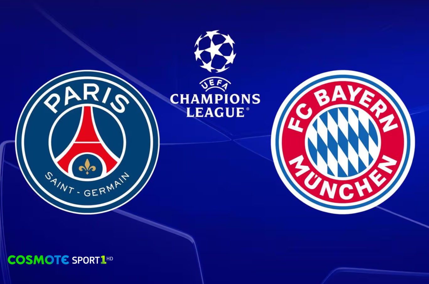 Παρί Σεν Ζερμέν-Μπάγερν Μονάχου & Ατλέτικο Μαδρίτης-Άρσεναλ: Η ημιτελική φάση του UEFA Champions League στην COSMOTE TV