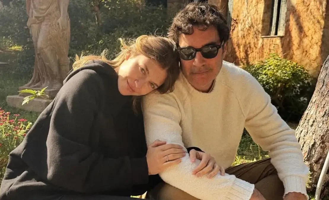 Κλέλια Ανδριολάτου και Χριστόφορος Παπακαλιάτης στα γυρίσματα του φινάλε του «Maestro»