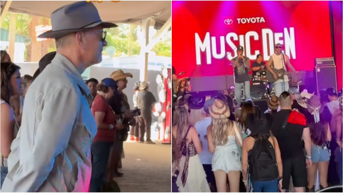 "Σπάνια εμφάνιση: Ο Τομ Χανκς τραγουδά και χορεύει στη συναυλία του γιου του"