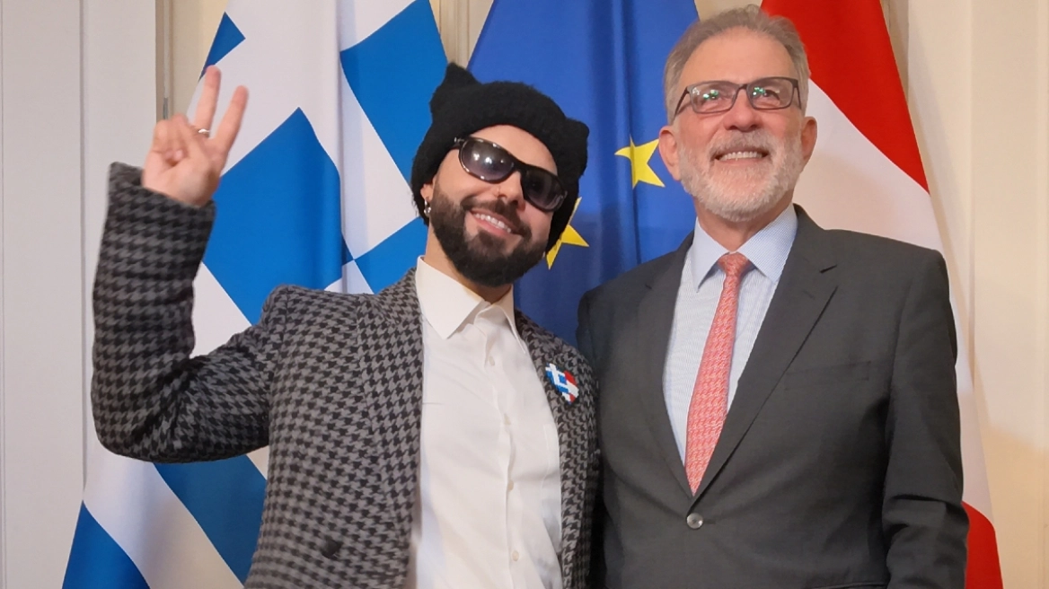 Στο πλευρό της ελληνικής αποστολής της Eurovision ο πρέσβης της Ελλάδας στην Αυστρία