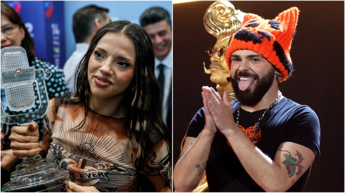 Θερμή υποδοχή για τη νικήτρια της Eurovision, Ντάρα, στη Σόφια – Με συγκίνηση η επιστροφή του Ακύλα στην Αθήνα