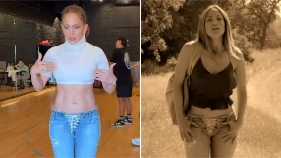 Η Τζένιφερ Λόπεζ φόρεσε ξανά το iconic τζιν του «Ain’t It Funny» μετά από 25 χρόνια και έγινε viral