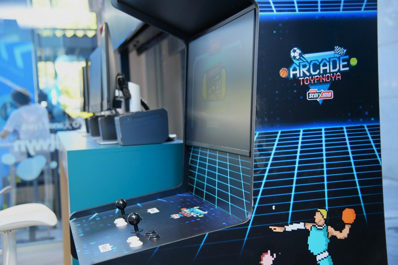 Πάμε Στοίχημα Arcade Tournament αποκλειστικά στα καταστήματα Allwyn – Retro εμπειρία με κεφαλιές, σουτ, ψαλιδάκια και μοναδικά δώρα* για τους νικητές Πάμε Στοίχημα Arcade Tournament αποκλειστικά στα καταστήματα Allwyn – Retro εμπειρία με κεφαλιές, σουτ, ψαλιδάκια και μοναδικά δώρα* για τους νικητές