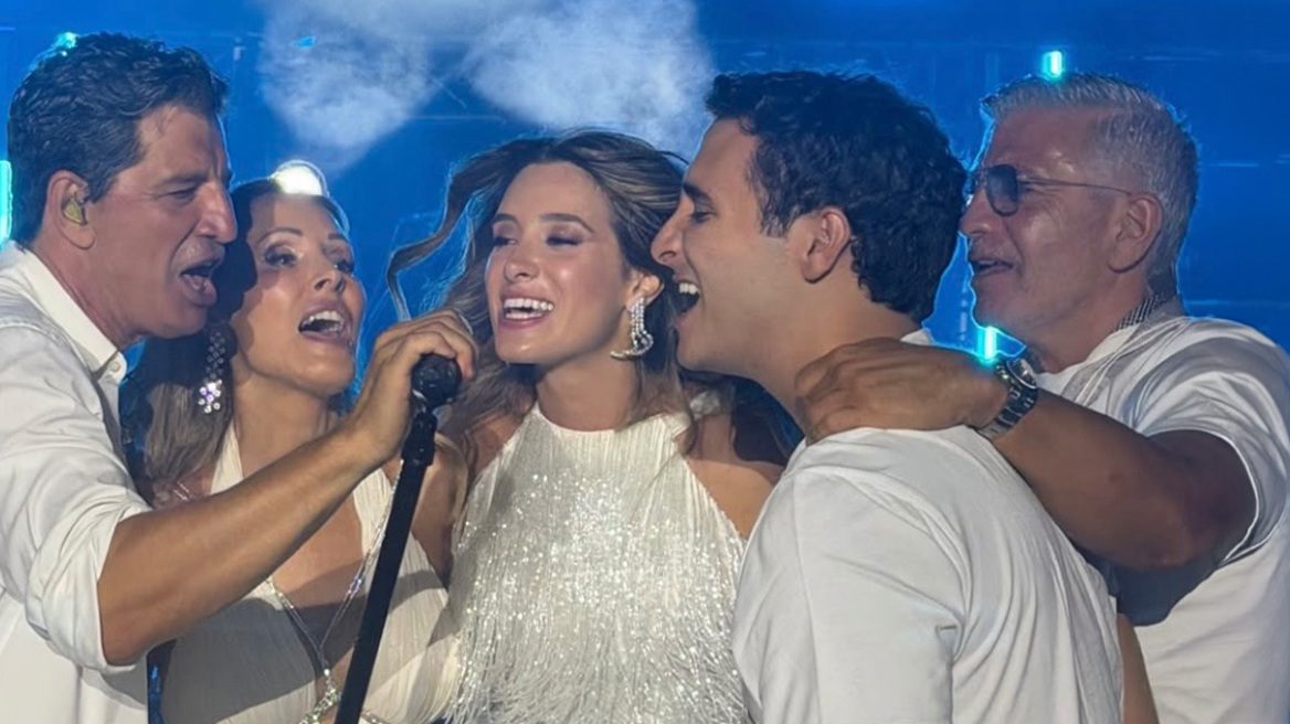 Μύκονος: Λαμπερό white party της οικογένειας Χαλκιά με τον Σάκη Ρουβά να απογειώνει τη βραδιά