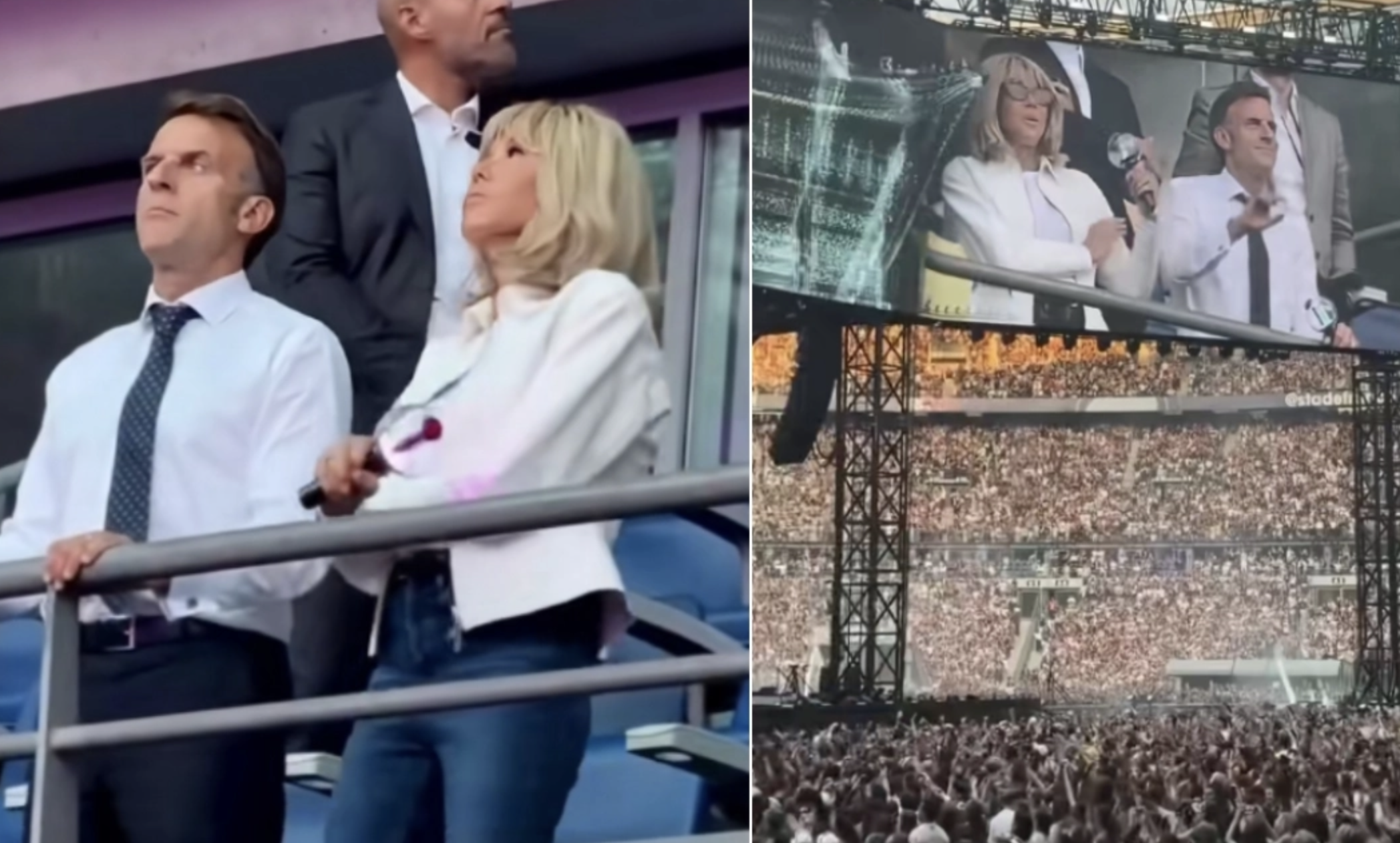 Μακρόν και Μπριζίτ στην Paris στάση των BTS – Η εμφάνισή τους ξεσήκωσε το κοινό Μακρόν και Μπριζίτ στην Paris στάση των BTS – Η εμφάνισή τους ξεσήκωσε το κοινό