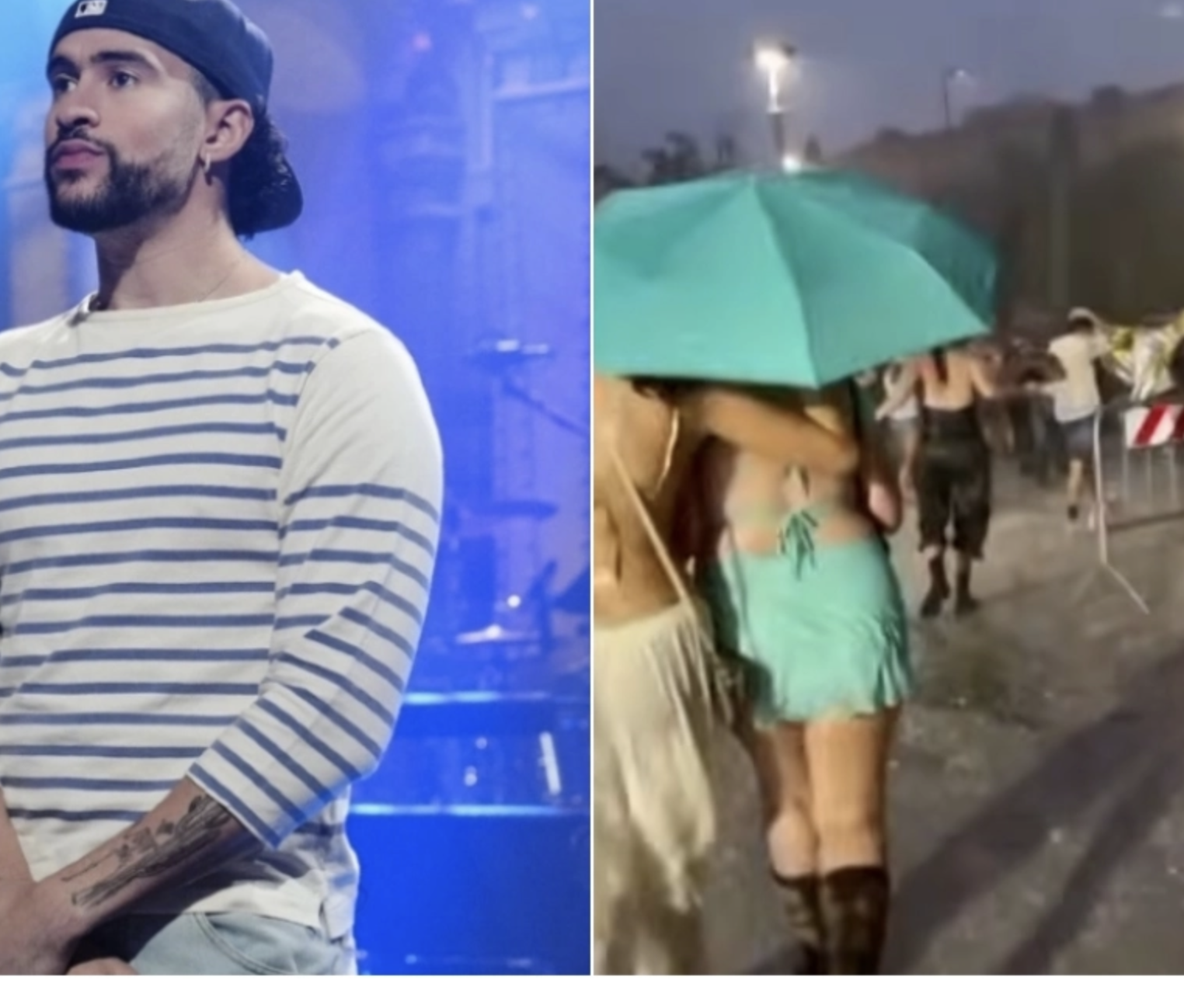 Bad Bunny: Ισχυρή χαλαζόπτωση διέκοψε τη συναυλία του στο Μιλάνο – Πανικός και αποχώρηση του κοινού Bad Bunny: Ισχυρή χαλαζόπτωση διέκοψε τη συναυλία του στο Μιλάνο – Πανικός και αποχώρηση του κοινού