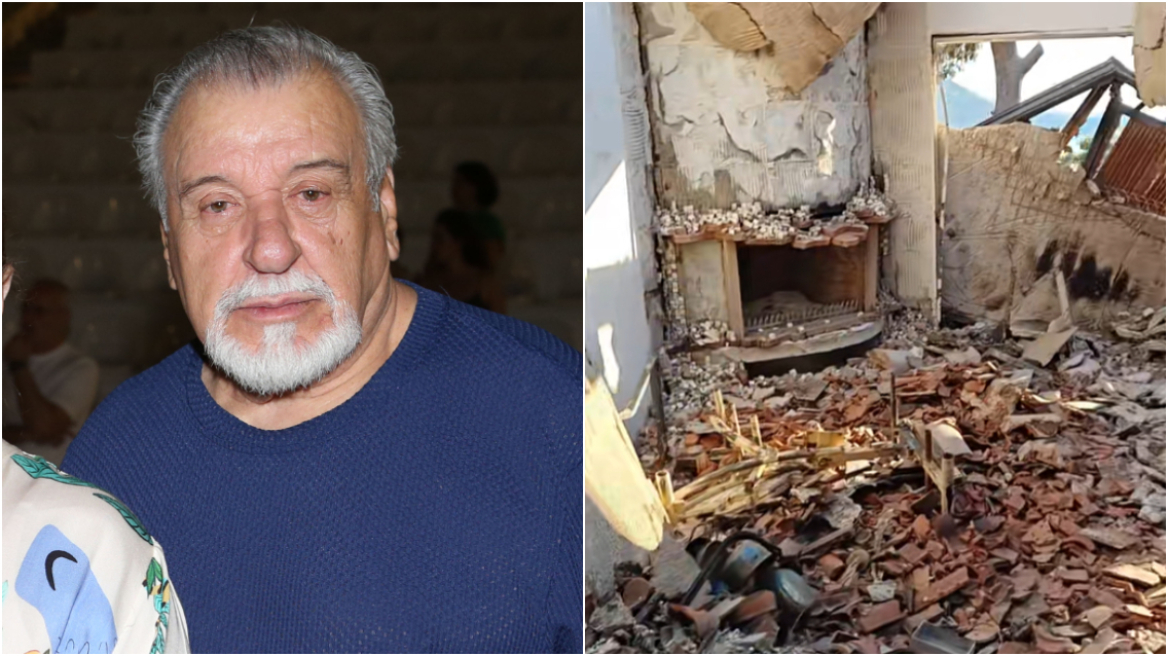 Τάσος Χαλκιάς: Ο γιος του μοιράστηκε εικόνες από το καμένο σπίτι τους στο Πόρτο Γερμενό Τάσος Χαλκιάς: Ο γιος του μοιράστηκε εικόνες από το καμένο σπίτι τους στο Πόρτο Γερμενό