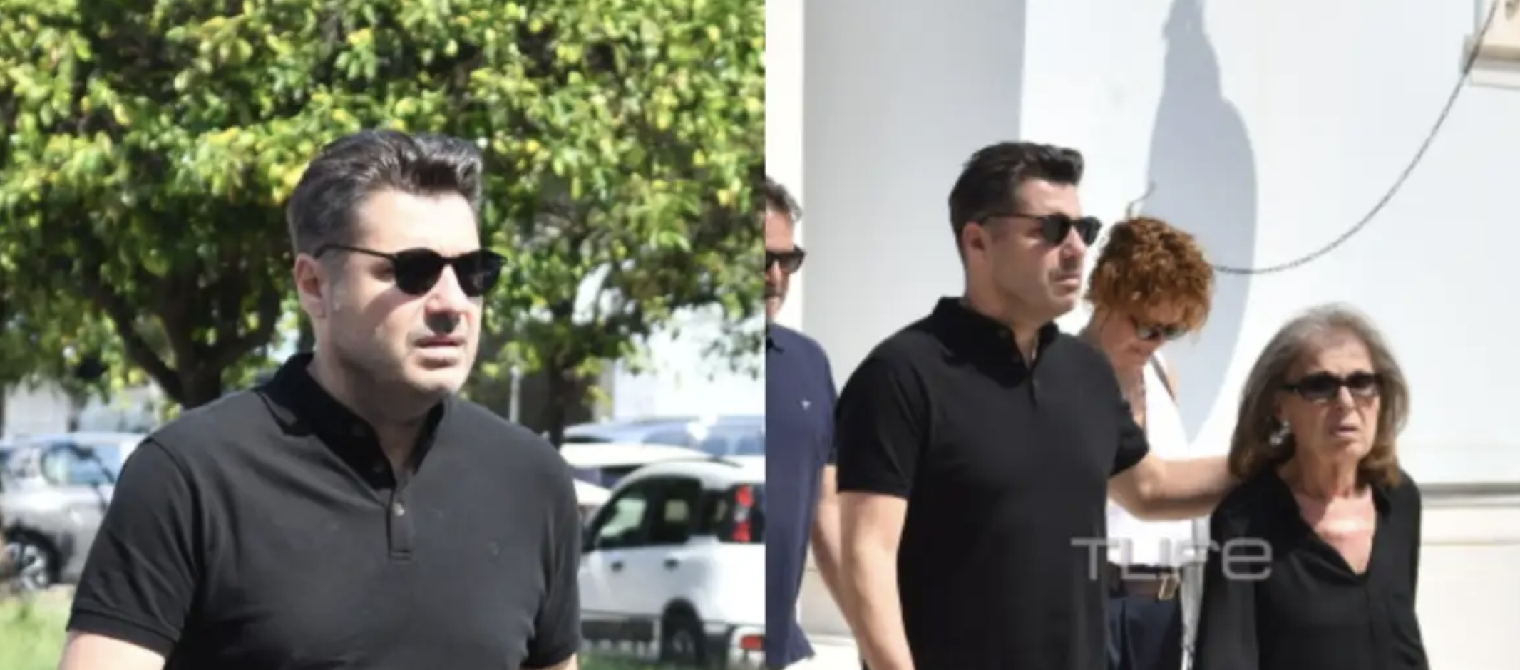 Λάμπρος Κωνσταντάρας: Συγκινημένος στο μνημόσυνο του πατέρα του, Δημήτρη – Στο πλευρό της μητέρας του