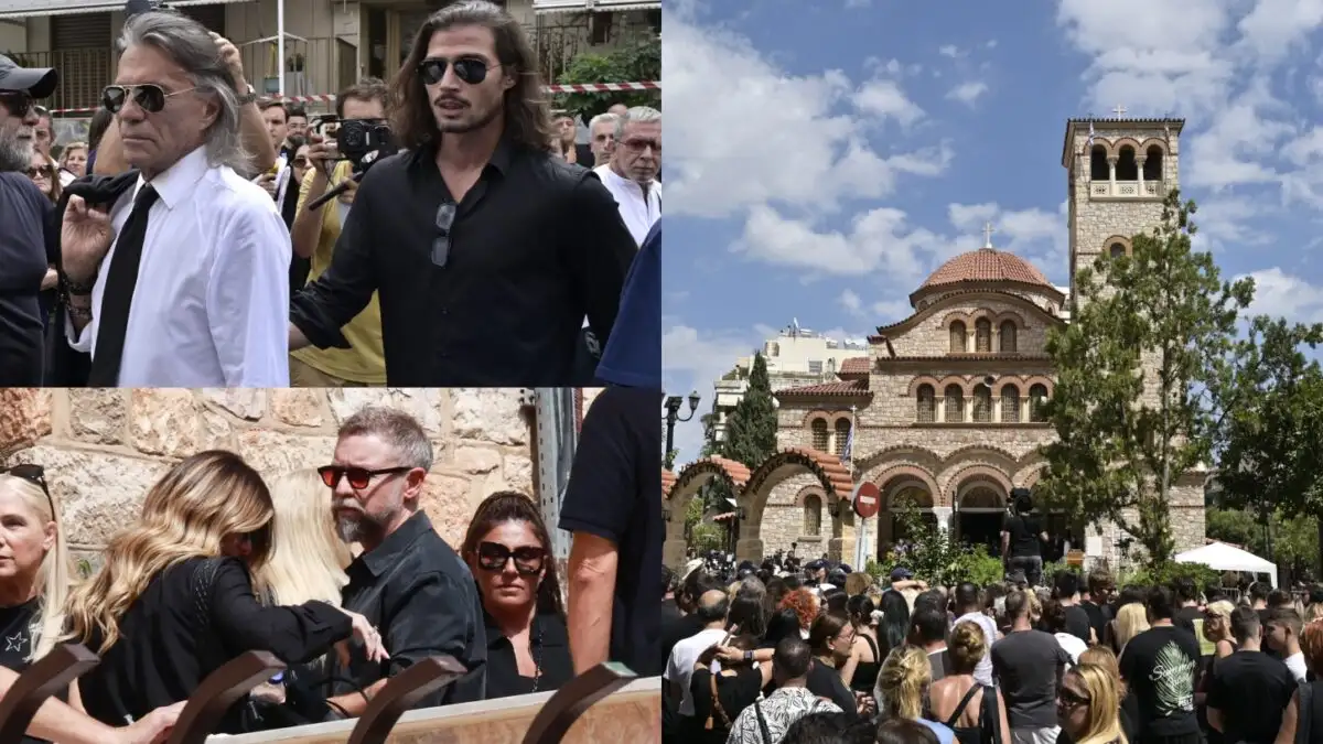 Γιώργος Μαζωνάκης: Το τελευταίο αντίο από τον καλλιτεχνικό κόσμο – Ποιοι βρέθηκαν στην κηδεία