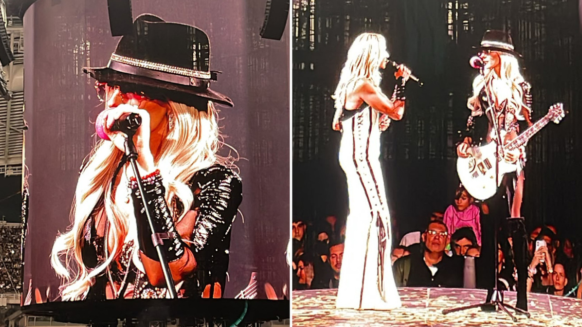 Άννα Βίσση και Orianthi: Μοναδικό ντουέτο στο ΟΑΚΑ υπό τους ήχους των Led Zeppelin