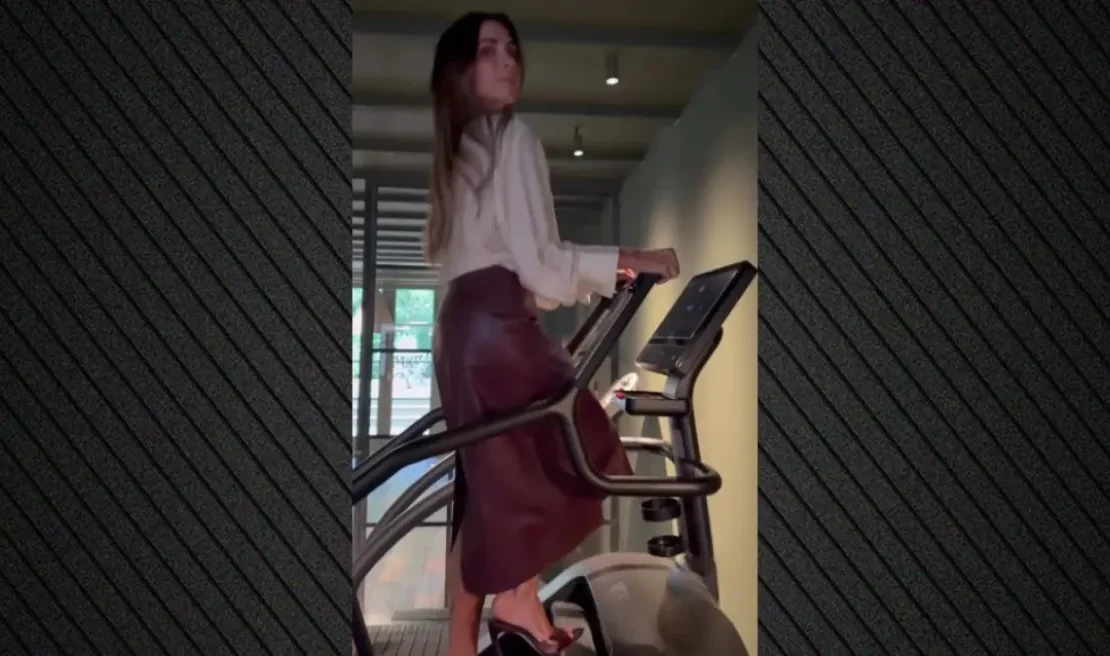 Βικτόρια Μπέκαμ: Έκανε StairMaster με ψηλοτάκουνα και δερμάτινη φούστα – Η αντίδραση του Ντέιβιντ
