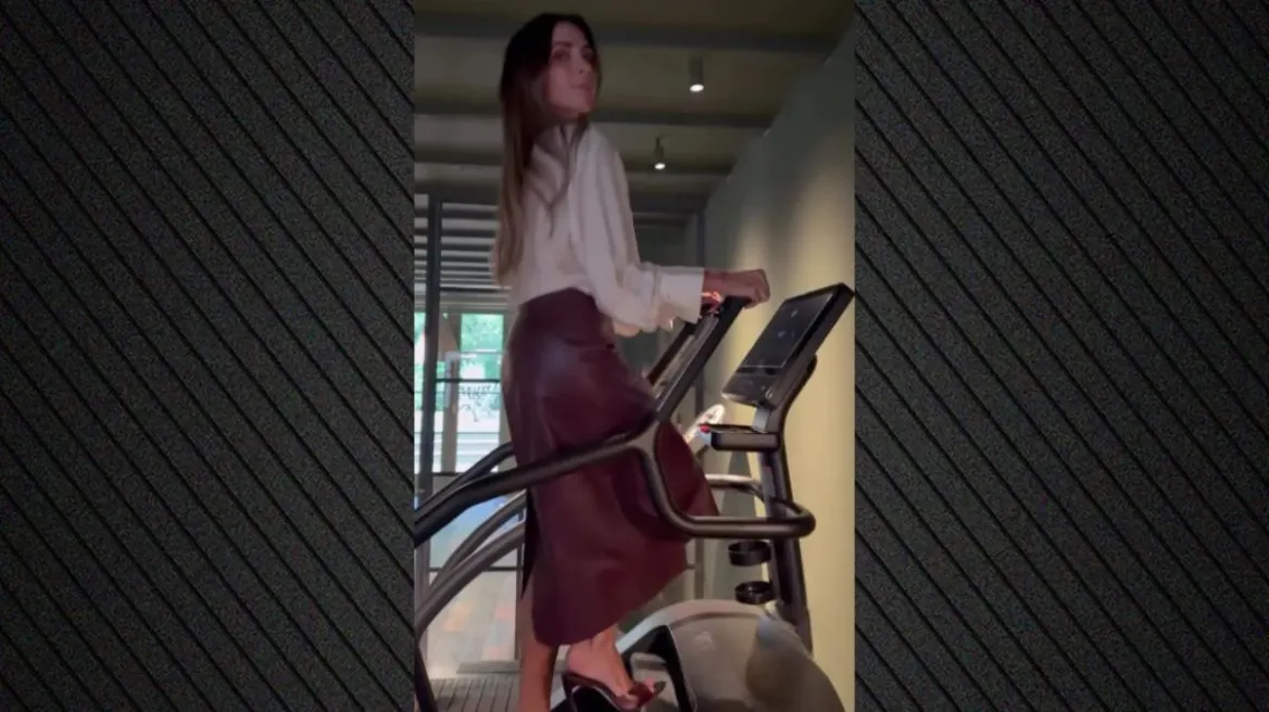 Βικτόρια Μπέκαμ: Έκανε StairMaster με ψηλοτάκουνα και δερμάτινη φούστα – Η αντίδραση του Ντέιβιντ