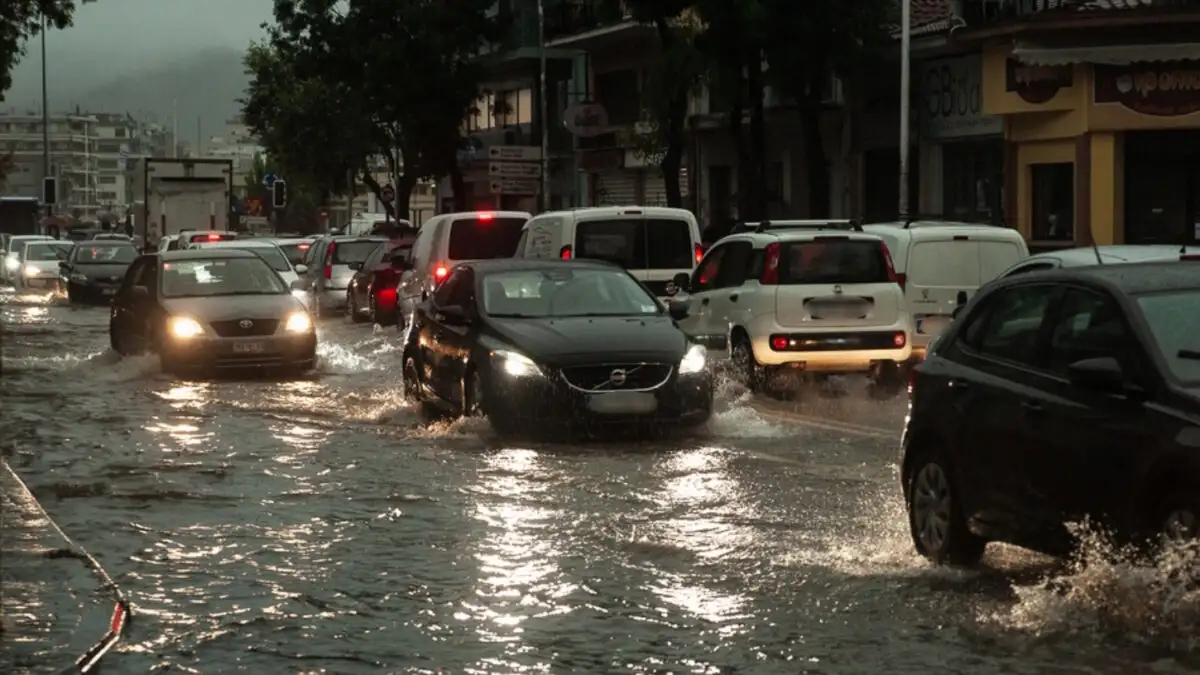 Καιρός: Καταιγίδες, άνεμοι έως 9 μποφόρ και αισθητή πτώση της θερμοκρασίας