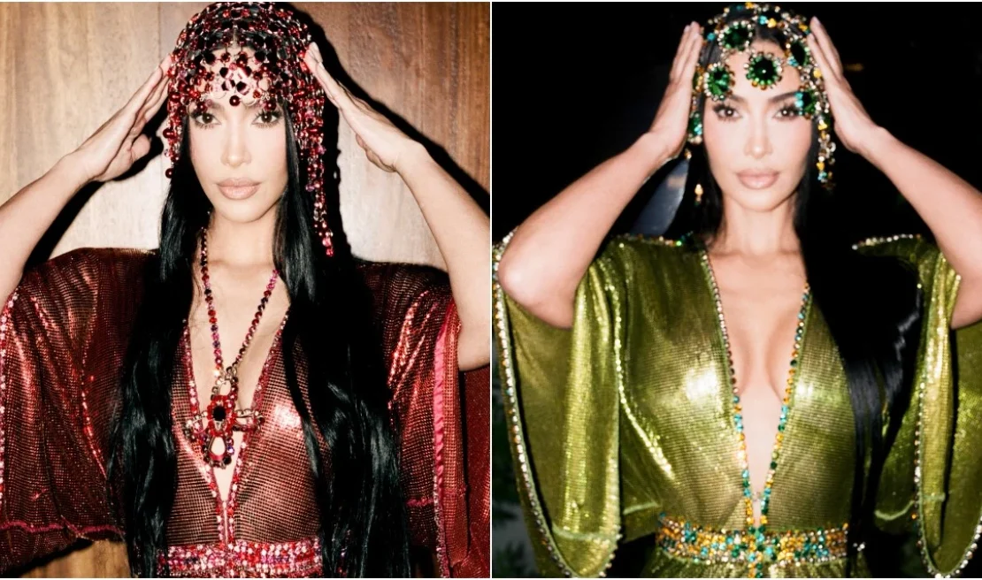 Κιμ Καρντάσιαν: Τα δύο εντυπωσιακά looks στο δείπνο για τα 46α γενέθλιά της – Το βαθύ ντεκολτέ και τα ιδιαίτερα αξεσουάρ